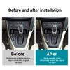 Real Soft Carbon Fiber Car Central Control Gear Shift Panel Sticker For Ford Focus SE RS ST Ecoboost 2015 2016 2017 2018 LHD RHD