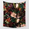 Blumen Wandteppich Wandbehang Mysteriös Romantischer Wandteppich Hintergrund Mandala Haus Wohnzimmer Schlafzimmer Dekor Wandteppich Dekoration