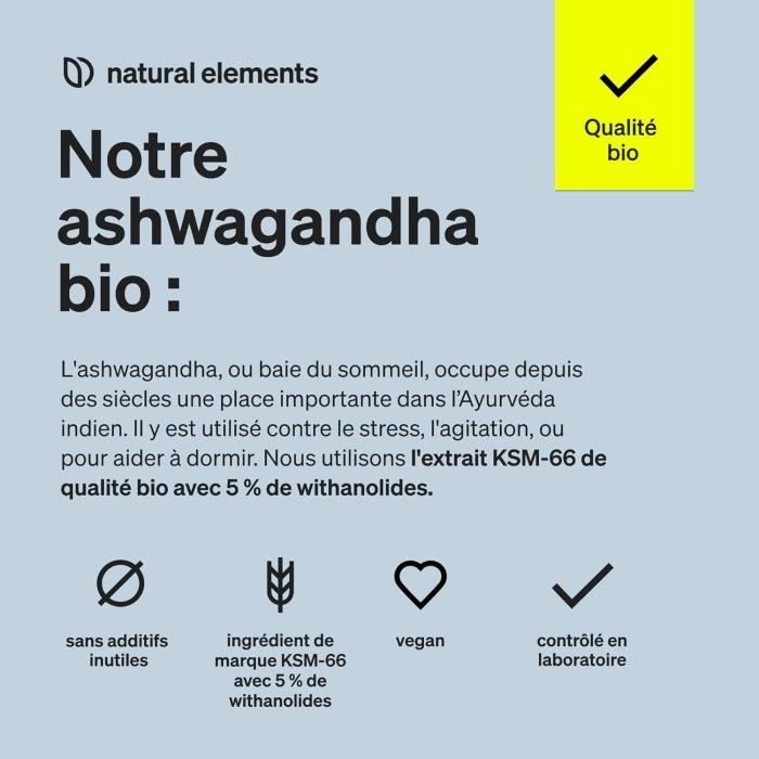 Ashwagandha Bio Ksm-66 In Capsules Extra Strong 600mg Per Daily Dose 180 Capsules Vegan 100% Vegan Certified Without Additives