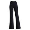 2025 Winter High-End Damen Koreanischer Stil High-Waist Seiden-Baumwoll-Schlankmachende Micro-Flare-Hose