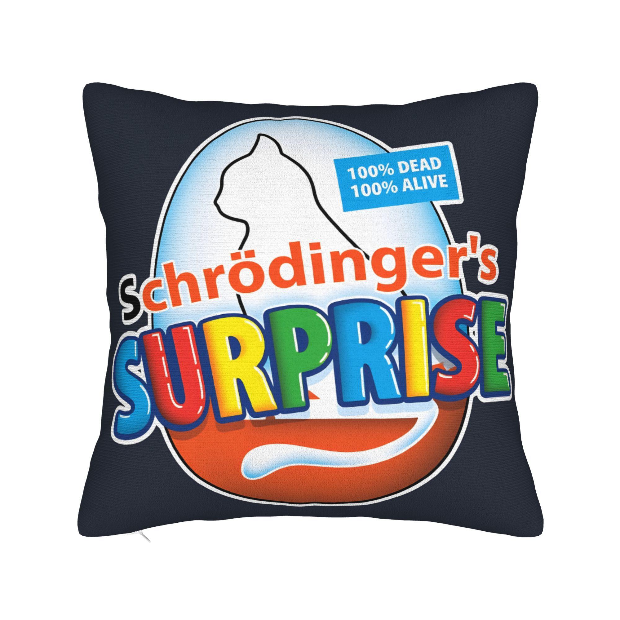 Kinder Surprise Joy Snack Pillowcases Kawaii Pillow Case For Living Room Sofa Custom Pillow Cover Peach skin 18*18(CM)-1Pcs