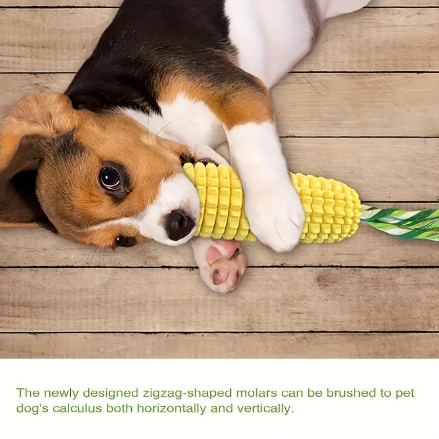 Pet Corn Cob Chew Toy Sturdy and Durable Interactive Dog Toy Sound Suitable for Various Dog Breeds Teeth Cleaning Pet Supplies