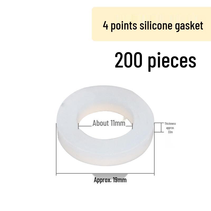 1-Inch Silicone Rubber Sealing Ring Gasket for Shower Hose and Water Pipe Washer