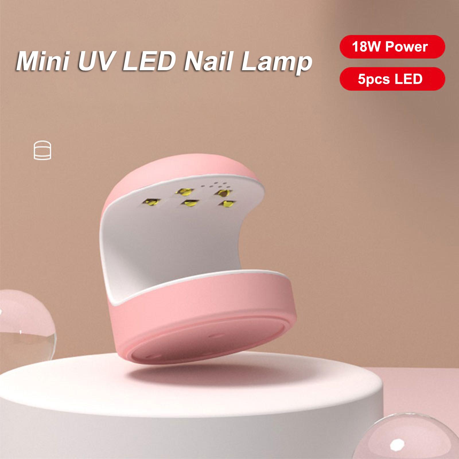 UV LED Nail Lamp Gel Polish Nail Dryer Curing Lamp USB Nail UV Light LED Therapy Light Nail Art Tools