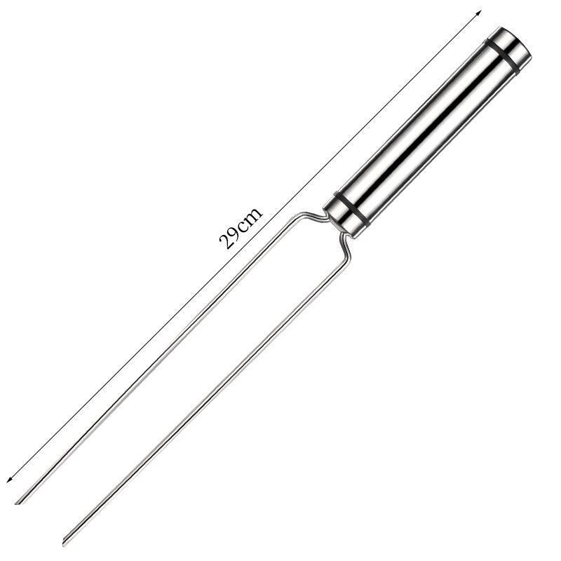 Outdoor BBQ Rolling Grill Basket, 304 Stainless Steel Barbecue Cylinder Net Cage.