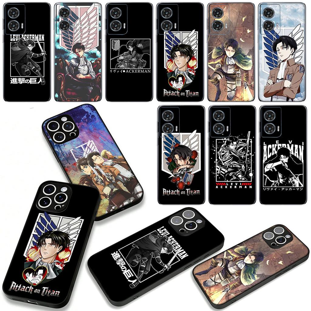 Eren Jaeger levi Attack on titan Phone Cover Case for Apple iPhone 16 15 14 Plus 13 12 Mini 17 Pro Max + 16E Air 16+ ProMax