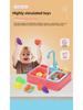 Children's Electric Dishwasher Toy: Reusable Water Sink and Kitchen Utensils Set