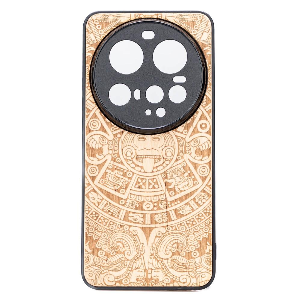 Bewood Wooden Case for Xiaomi 15 Ultra Aztec Calendar Aniegre