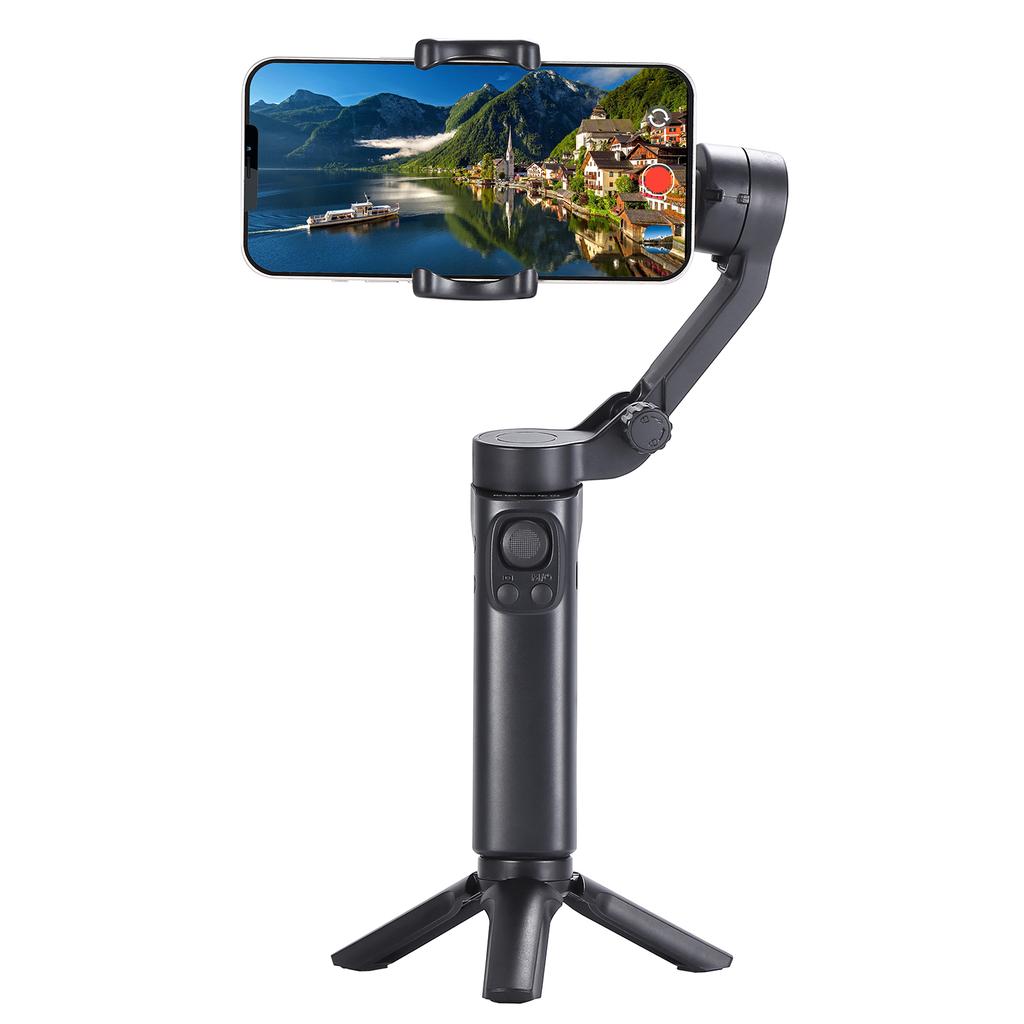 Wireless Control Handheld Gimbal Mobile Phone Selfie Stick With Shutter Manualwired Control Gimbal Stabilizer With Light