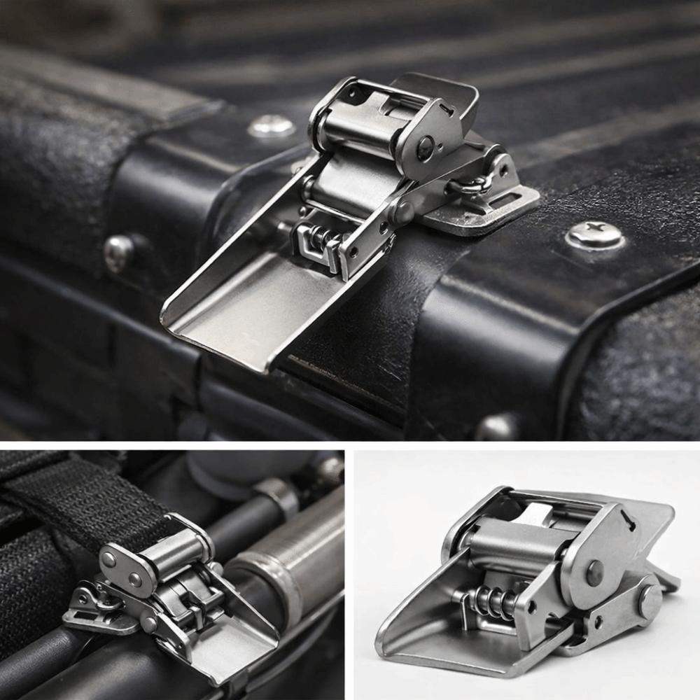 Premium Stainless Steel Stainless Steel Ratchet Tensioner Solid Strength Long Service Life Cargo Lashing Buckle