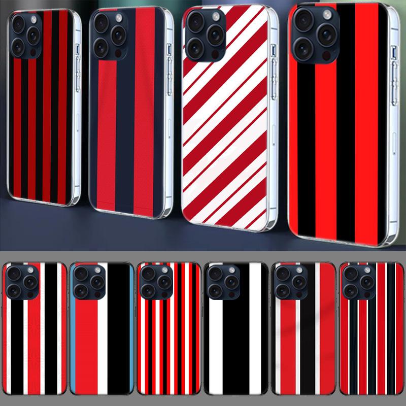 Milan Stylish Stripe Design Capa Phone Case For Iphone 17 Air 16 Pro Max 15 12 Pro 14 Plus 17E 16E 11 13 Mini Cover Cases Fundas