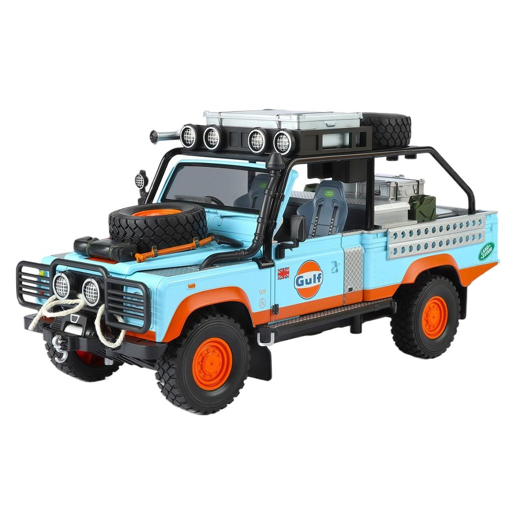 1/24 Land Range Rover Defender 110 Tomb LE Legierungs-Pickup-Automodell Diecasts Geländewagen Automodell Ton Licht Kinderspielzeug Geschenk