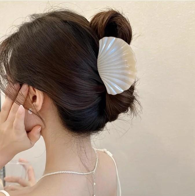 Creative Blue Sardines Hair Claw Clip Cartoon Non Slip Hairpin Lightweight Acetate Hair Barrettes