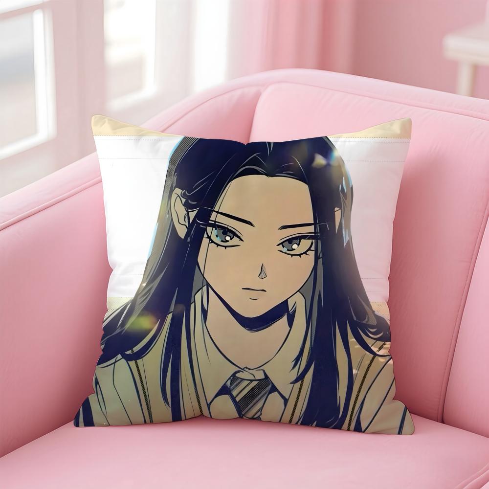 Fun Quirky Art Anime CChoose One of Four Cushion Cover Pillow Case Soft Skin Friendly Fabric  Concealed Zipper