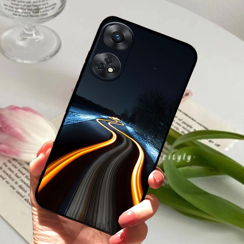 For Oppo Reno8 T 4G 5G Case Reno8T 8T Cool Fashion Soft Silicone TPU Phone Cover For OPPO Reno8 4G 5G Shockproof Bumper Fundas