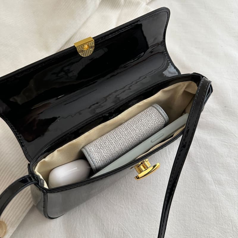 Women's vintage underarm bag hand-held small square bag