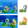 Aquariums Decorations Mountain Rockery Landscape Resin Craft Model Statue for Shrimp Fish Fishtanks Hideouts Cave House
