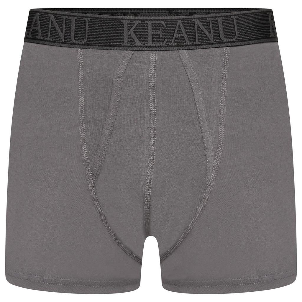 Keanu Mens Plain Boxer Shorts (Pack of 6)