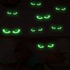 Halloween Luminous Wall Stickers Removable Fluorescent Sticker Peeping Eyes Stickers Glow Window Wall Decals