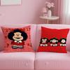 POPULAR M-MMafalda Cushion Cover Comfortable Reversible Pillow Cover Ideal for Car Sofa Bedroom & Beyond
