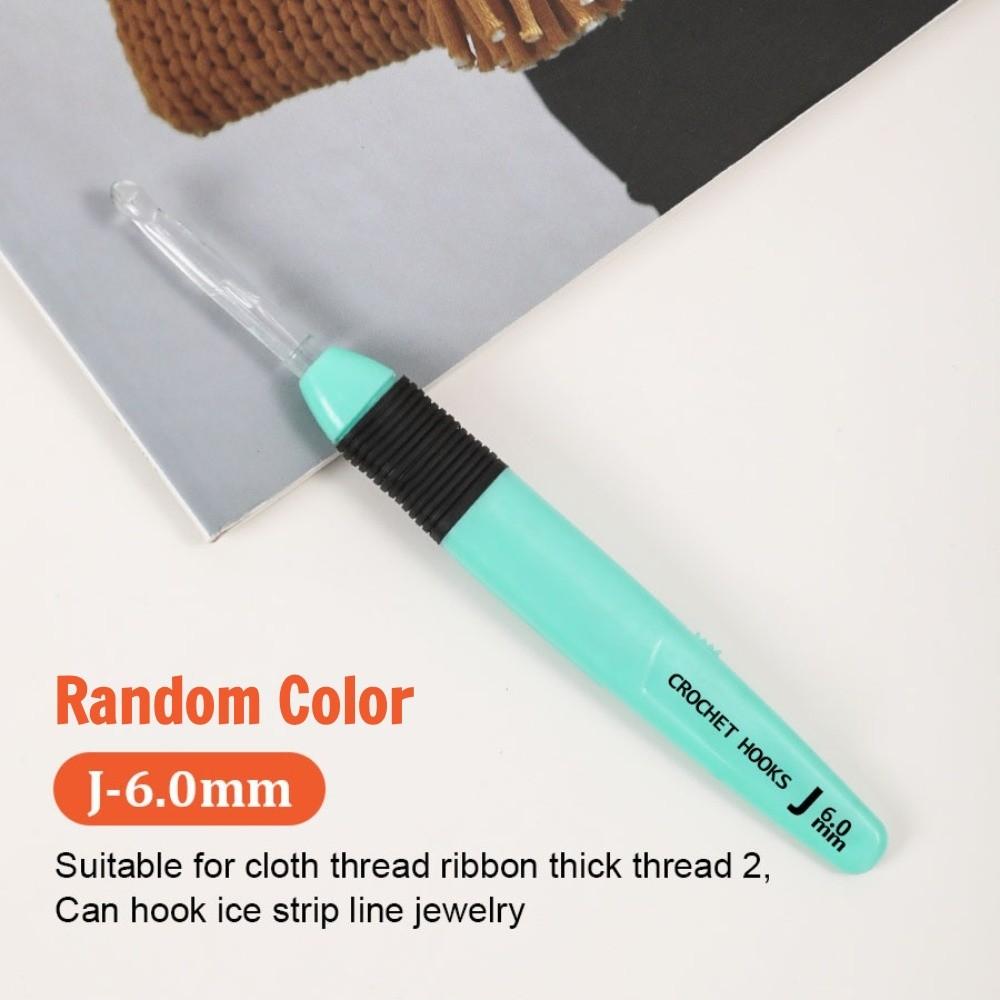 Random Color 2.5-6.5mm Crochet Hook Luminous Knitting Tool  Household
