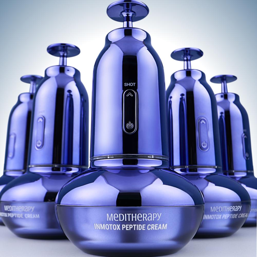 Meditherapy Inmotox Suction Jet + Peptide Shot Cream (50ml) – EMS Lifting, Firming & Anti-Wrinkle Care, Korean