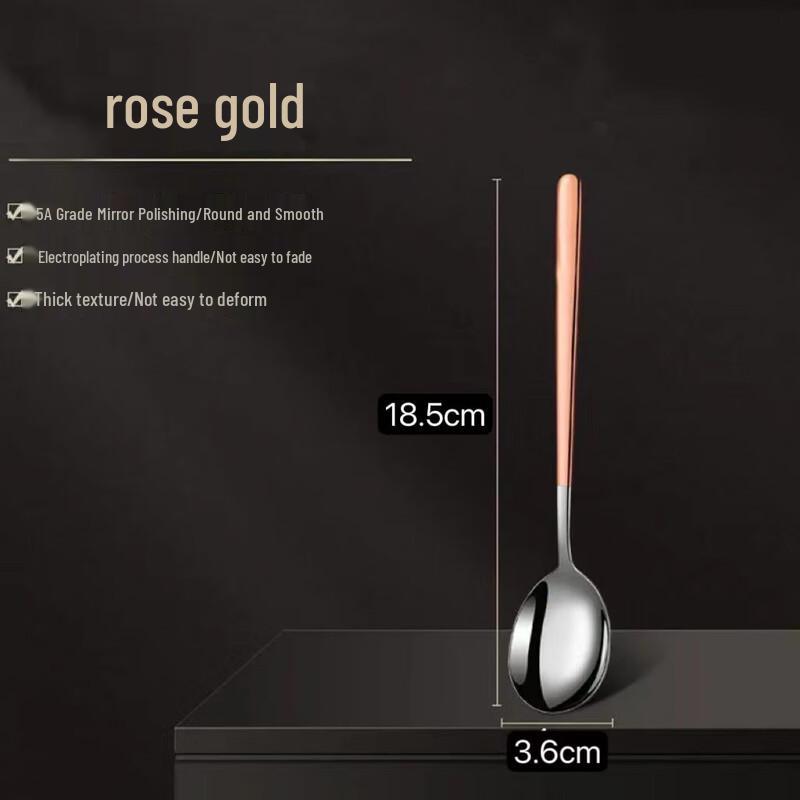 Утолщенная корейская стальная ложка