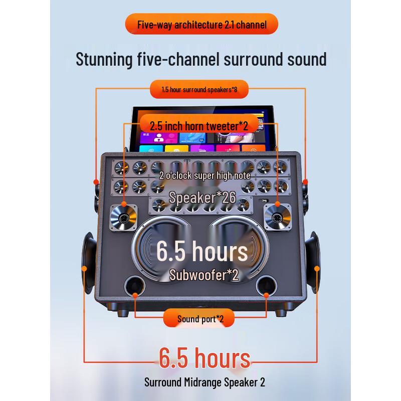 SANSUI E93 Home KTV Speaker System