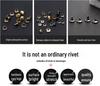 4-12mm DIY Metal Double-Sided Cap Rivet - Decorative Shoe Repair Accessory