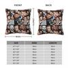 Chris Evans Collage Square Pillowcase Pillow Cover Cushion Throw Pillow for Home Bedroom Car
