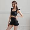Korean Ins High Waist Split Swimsuit Female Conservative Skirt Small Fresh Small Chest Hot Spring Vacation Swimsuit
