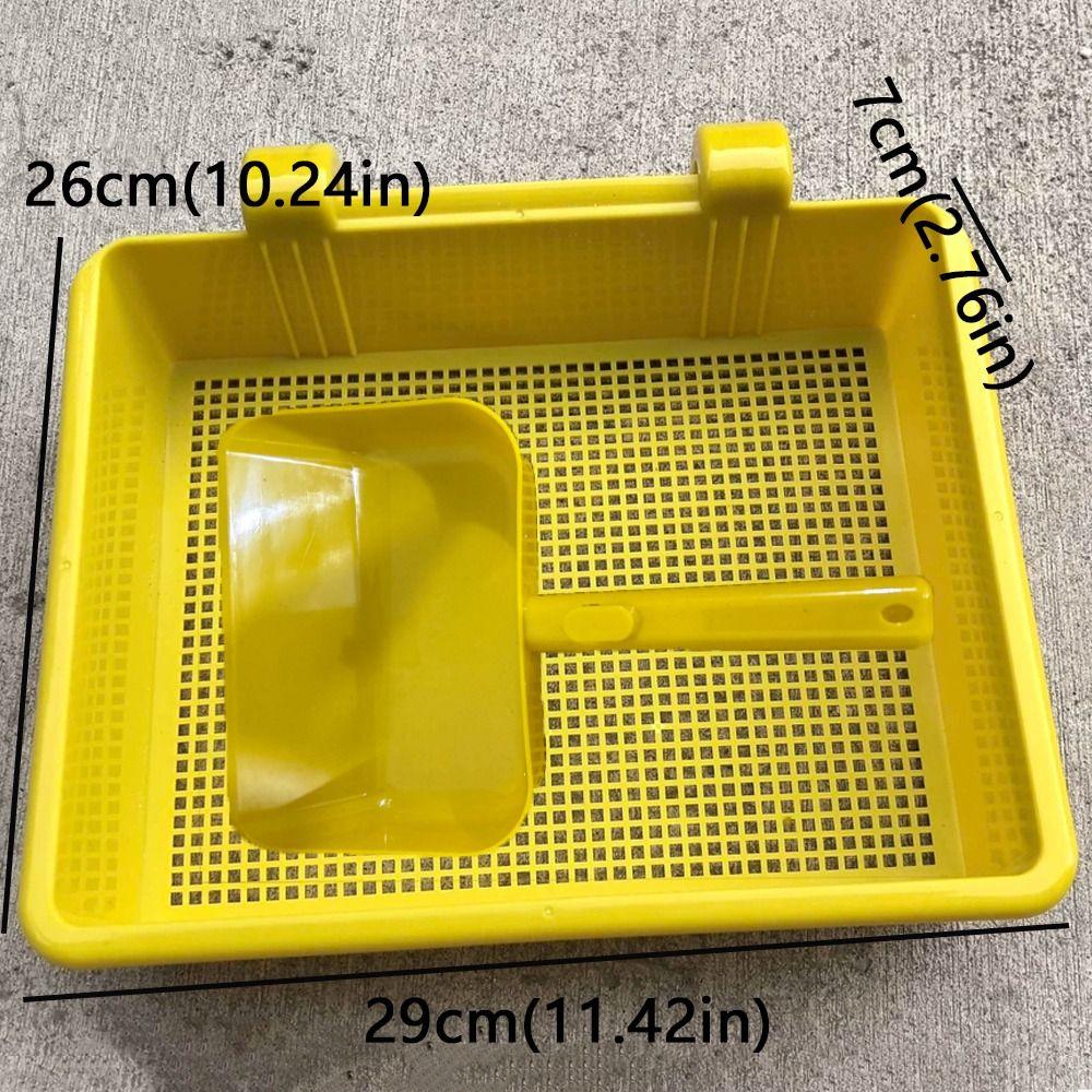 Efficient Hanging Cat Litter Sifter Fast Sifting Plastic Pet Litter Filter Tray Wear-Resistant Fine Mesh Pet Open Litter Box