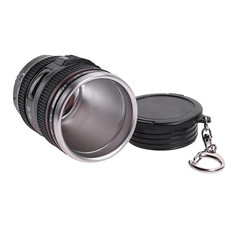 50ml kreativní hrnek na fotoaparát Víceúčelový mini hrnek na čaj Kávovar Nerezová ocel s objektivem fotoaparátu Termoska Hrnky na vodu Nádobí na pití Dárky