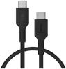 USB-C / USB-C Cable Greencell PowerStream 30cm PD 100W Black Braided