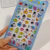 1pcs Cute Marine Animals Astronauts 3D Relief Stickers Kawaii Cartoon Creative Embossed Decals Laptop Phone Notebook Sticker Toy