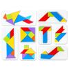 3D Wooden Puzzles Heart Egg Tangram Geometric Shape Kids Cognitive DIY Jigsaw Early Learning Educational Toys