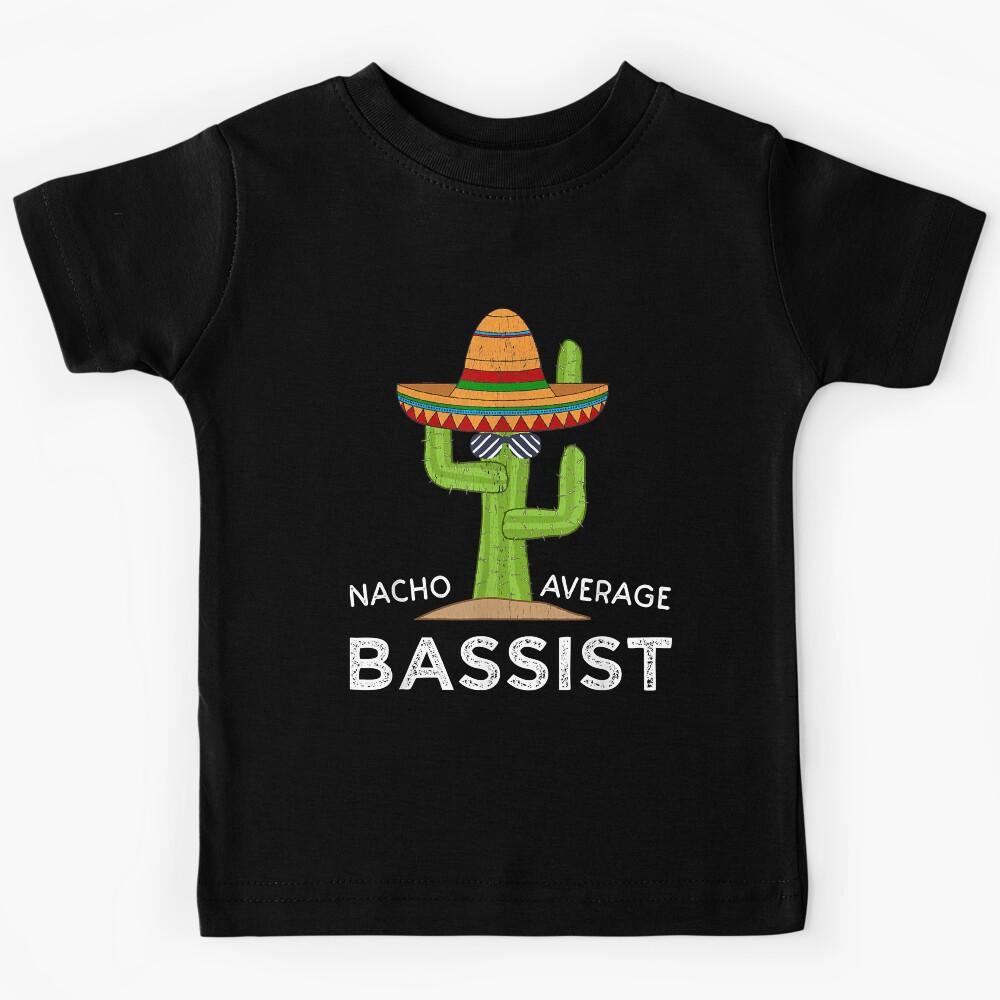 Fun Bass Guitar Lover Gifts Funny Bass Player Meme Bassist Kids T-Shirt 140