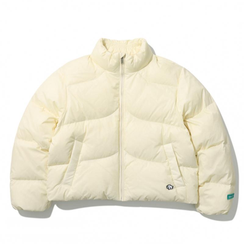 Curve Quilted Puffer Down  Beige  [23fw]