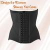 Luxurious Hourglass Waist Cincher: Abdominal Binder with Breast Support, 10 Steel Bones, 4 Rows, 13 Hooks for Postpartum Body Shaping.