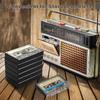5Pcs Compact Vintage Cassette Tape Box Clear Plastic Storage Case For Audio Cassettes Tape Organizer Dustproof Collection Holder