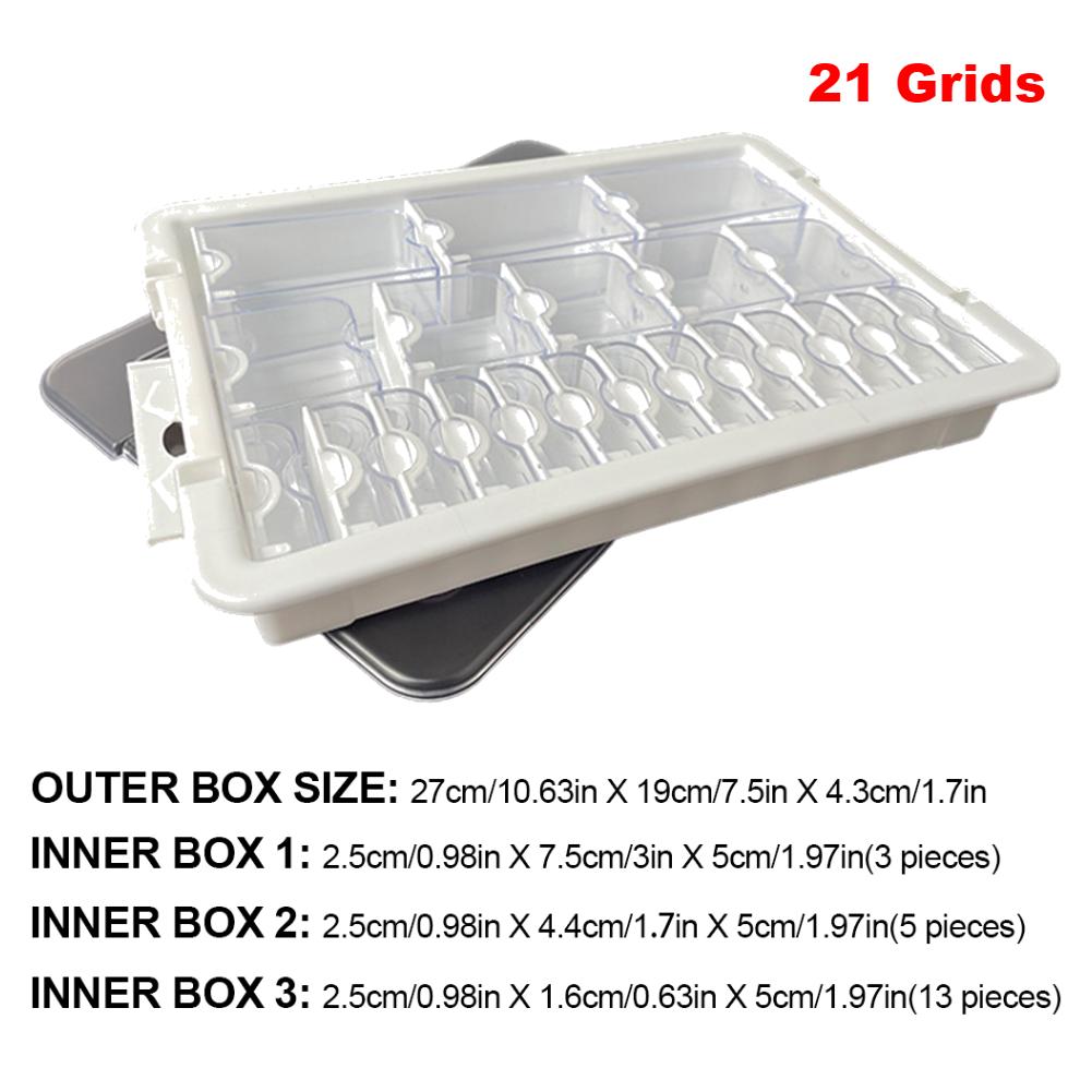 42/50/78 Grids Diamond Painting Bead Storage Container Diamond Art Bead Organizer Box Diamond Painting Plastic Storage Box