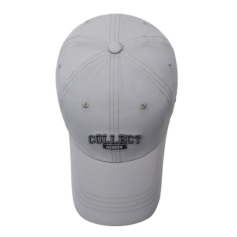 Men Women Cap Summer Quick Dry Cap Mesh Breathable Thin Baseball Cap Outdoor Fishing Sunscreen Hat