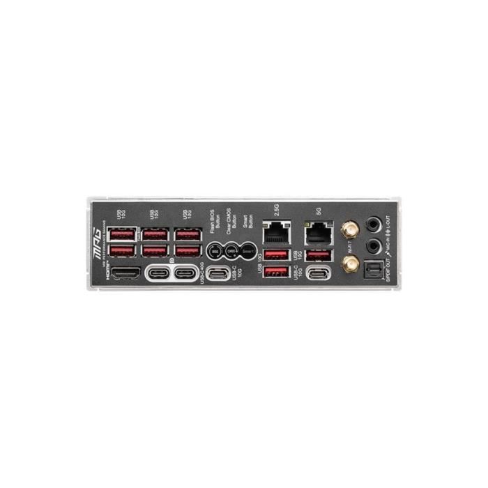 Carte mère - msi - mpg x870e carbon wifi - wi-fi 7, 5g lan, usb 40 gb/s, led rgb, pcie supplémentaire