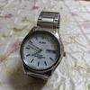 Used [Good Condition] ALBA Solar Watch 10BAR Day Date Product Number V158-KZG0