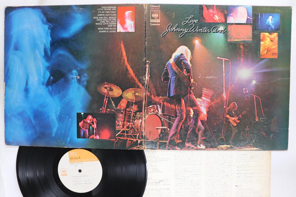 

Виниловая пластинка JOHNNY WINTER Live Johnny Winter And SOPC57108 CBS SONY 1971 Япония Рок Б/у