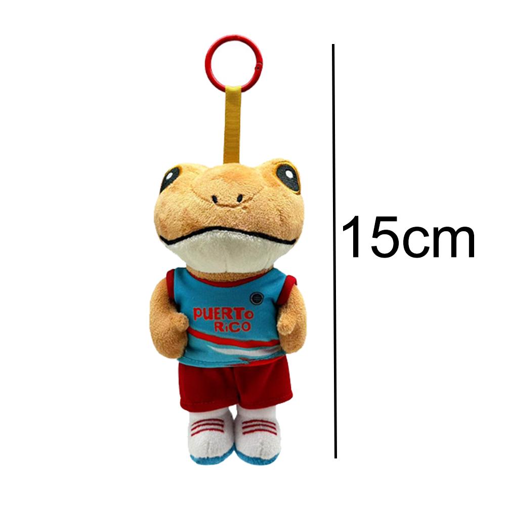 Non-Toxic New Puerto Rico Frog Series Plush Toys Bad Rabbit El Sapo Concho Plush Toys Bag Accessories Rare Collection Gifts Birthday Gift