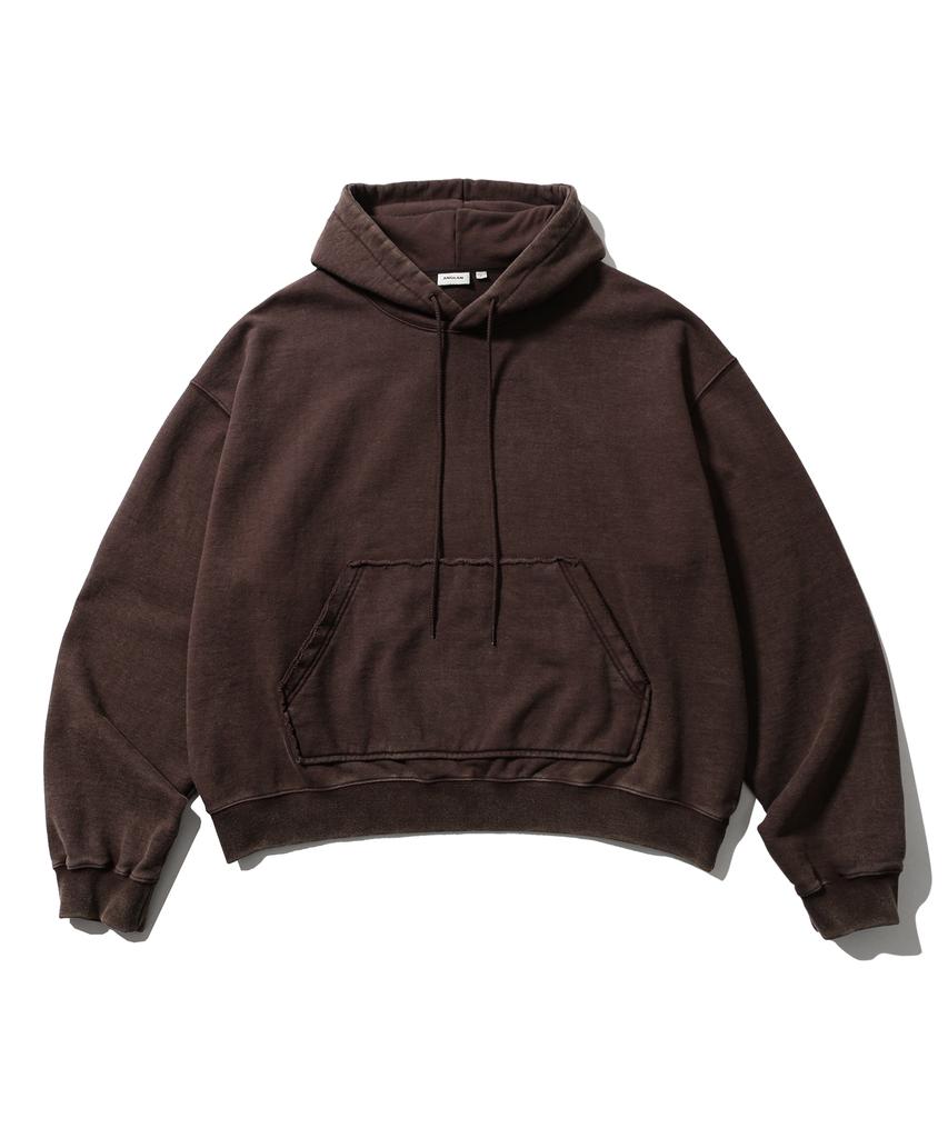 Heavyweight Washed Hoodie - Brown