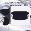 Waterproof Car Windshield Snow Cover Oxford Cloth Foldable Glass Shield Vehicle Accessory for Outdoor Winter Cars