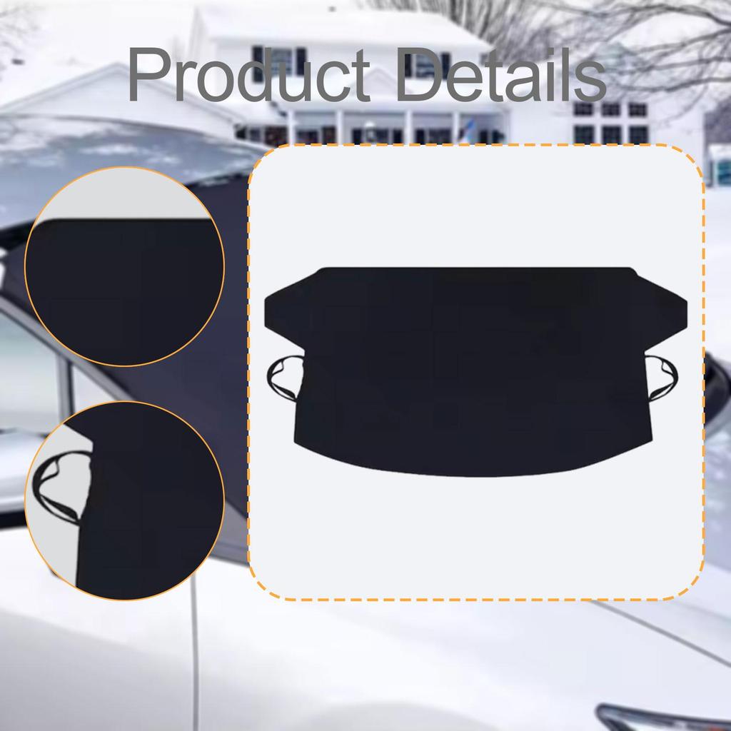 Waterproof Car Windshield Snow Cover Oxford Cloth Foldable Glass Shield Vehicle Accessory for Outdoor Winter Cars