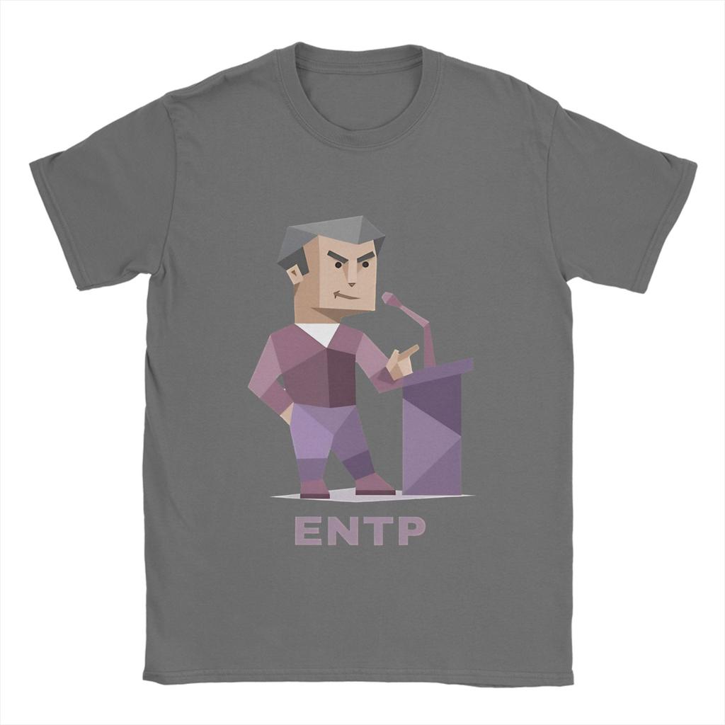 Men's ENTP, MBTI T Shirts  Cotton Tops Funny Short Sleeve Round Collar Tees Gift T-Shirts